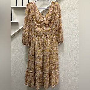 Floral Print Women's Dress